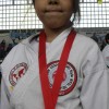 Azul Aimee Martínez Suárez Campeona en el Abierto de Artes Marciales.