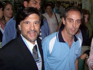 Jorge Juri con el Secretario de Deportes de la Nación Claudio Morresi.