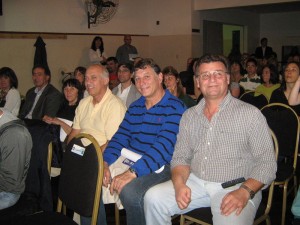 El Maestro Carlos Denegri(7º San)  y Daniel Vita (6º Dan) en la ceremonia Anual 2009 de la Federación Metropolitana de Judo.  