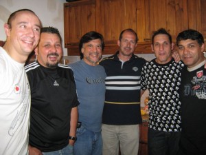 Ariel Alvarez, Alberto Chiariello,Jorge Juri, Armanasco , Diego Torres y Alberto Almada.