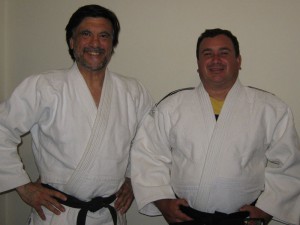 Marcelo Pousa (Derecha) con su Prof. Jorge Juri.