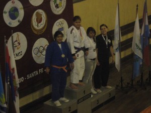 Camila Amure 3ª en Juveniles.