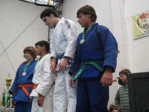 Lucas Quevedo 3º y Braian Kren 3º en Juveniles - 66 Kg.