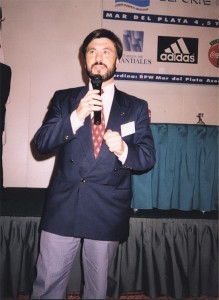 1997-Jorge Juri en 1er. Congreso del Mercosur de los Comités Olímpicos.