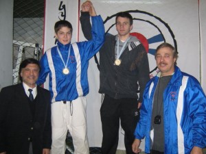 Jorge Juri, Marcelo Torres de Olazábal,Pablo Cancelo y Luis Torres.