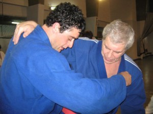 El Mtro. Antonio Gallina con el Instructor Gerardo Giamberardino.