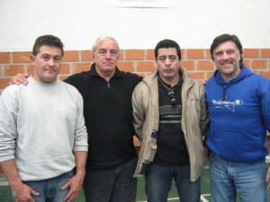 Gustavo Diez, Carlos Vario, Jorge Pérez y Jorge Juri.