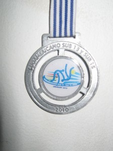 Medalla Campeonato Sudamericano Uruguay 2010.