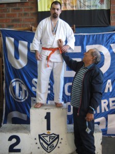 Claudio Pallini Campeón en Master -100 Kg.