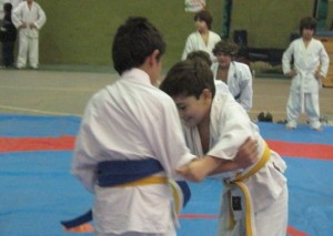 Los más chicos disfrutaron del judo en la categoría Escuelita.