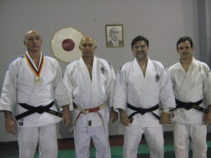 Izq. a Der.: Diego Rebello, Mtro.Carlos Denegri,Jorge Juri y Gustavo Picate.