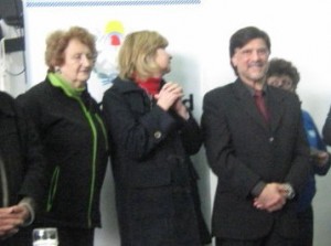 Los integrantes del Consejo Asesor del EMDeR Mabel Pasetti, Amelia Wagner y Jorge Juri.