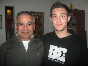Daniel Cárdenas y Kevin Juri .