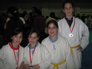 Jesica, Jaqueline, Estrella y Estefanía . 